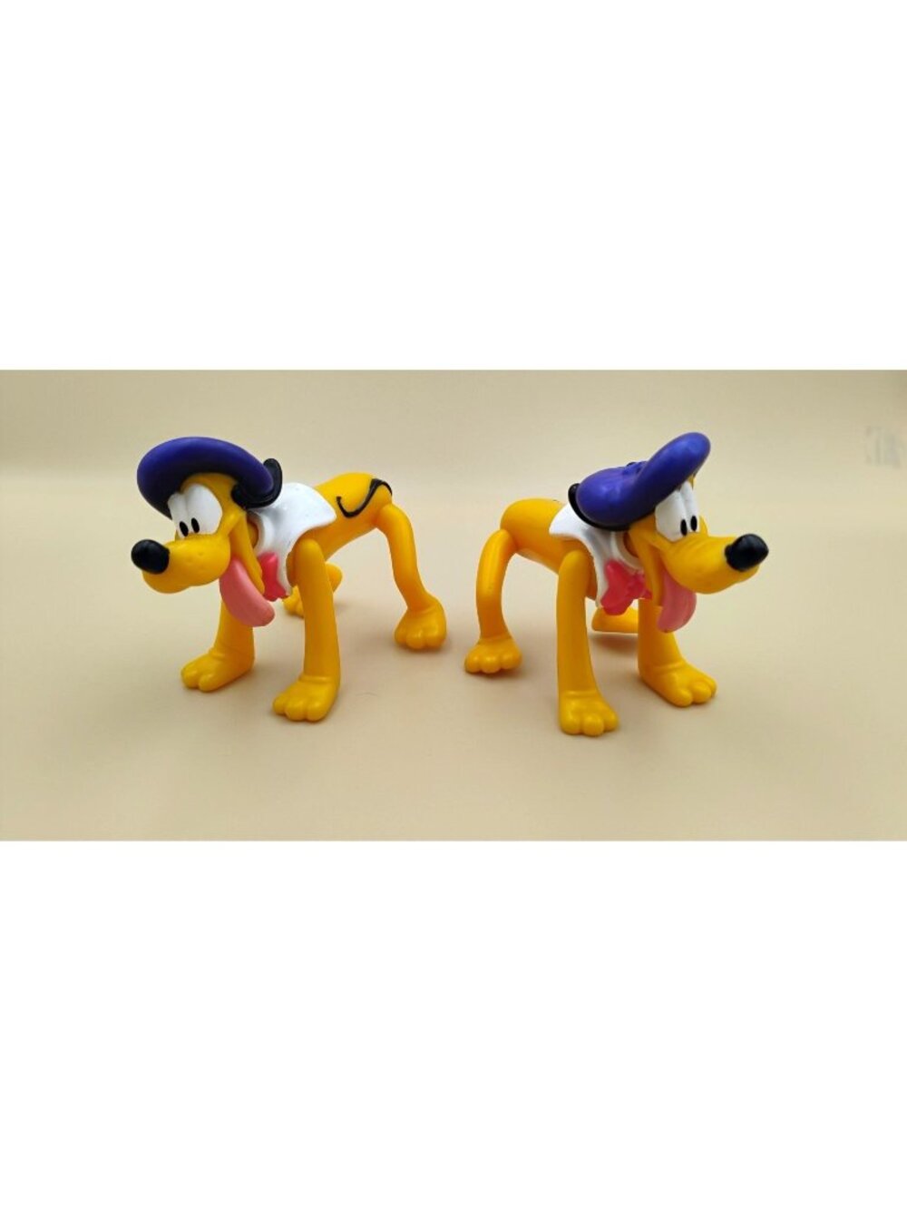 1993 McDonalds Happy Meal Disney Pluto Dog Epcot Adventures Set Of 2 Blue Hats 3